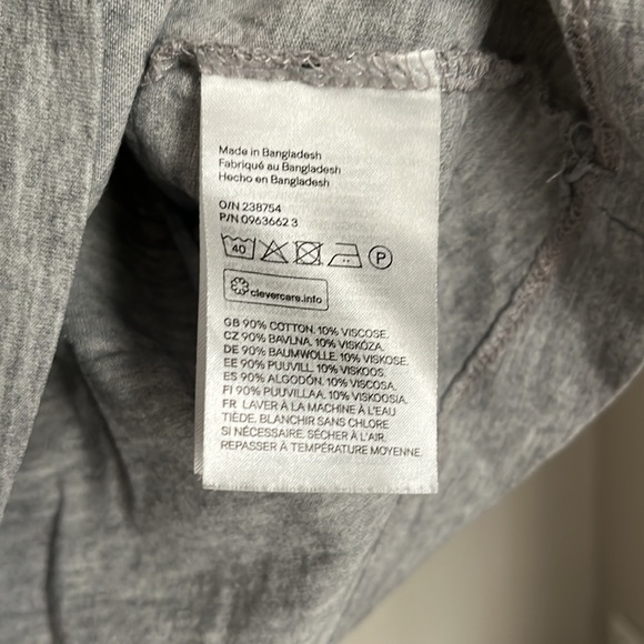 H&M Basics cotton viscose blend tshirt - Picture 3 of 3
